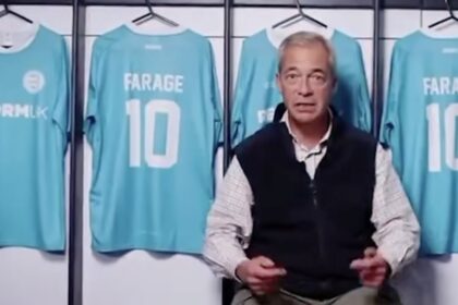 Farage launches 'Reform FC' - except its not a football club