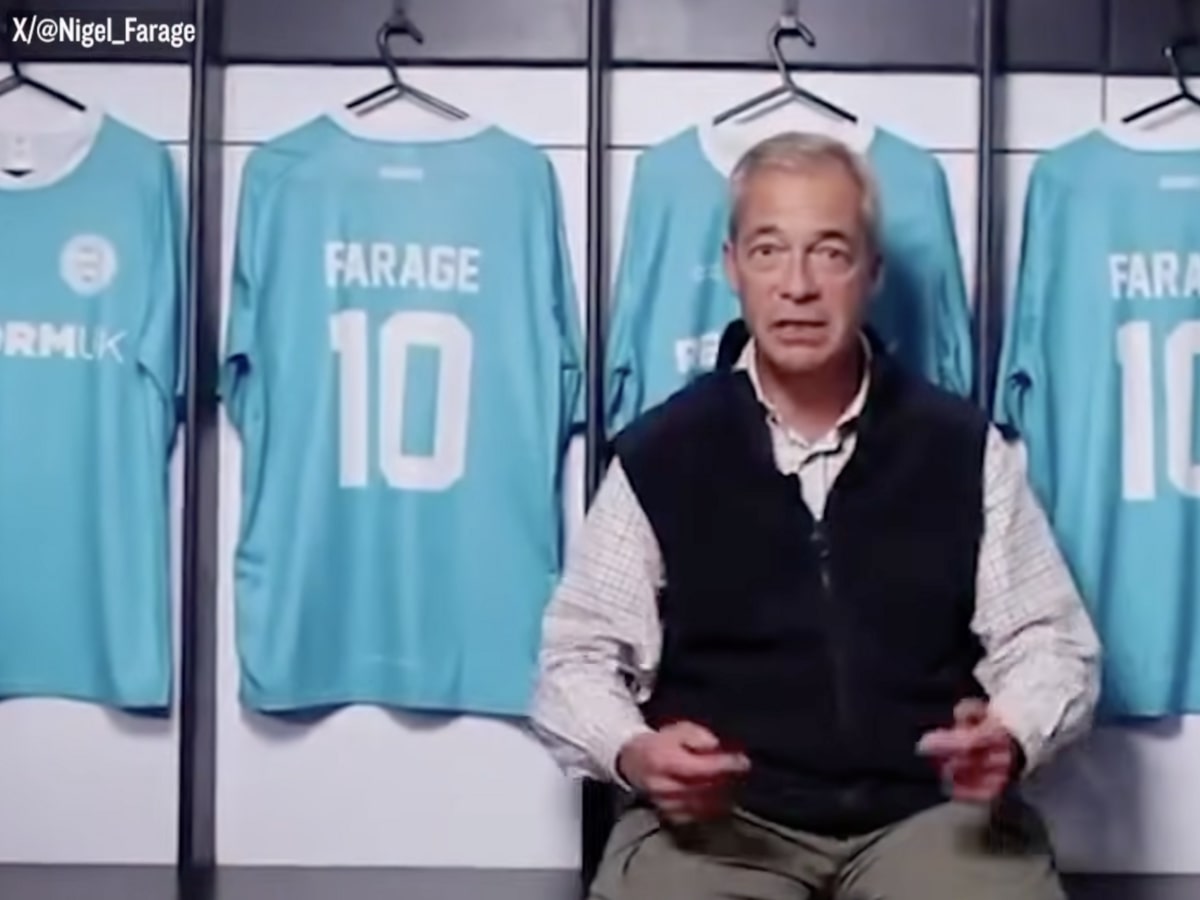 Farage launches 'Reform FC' - except its not a football club