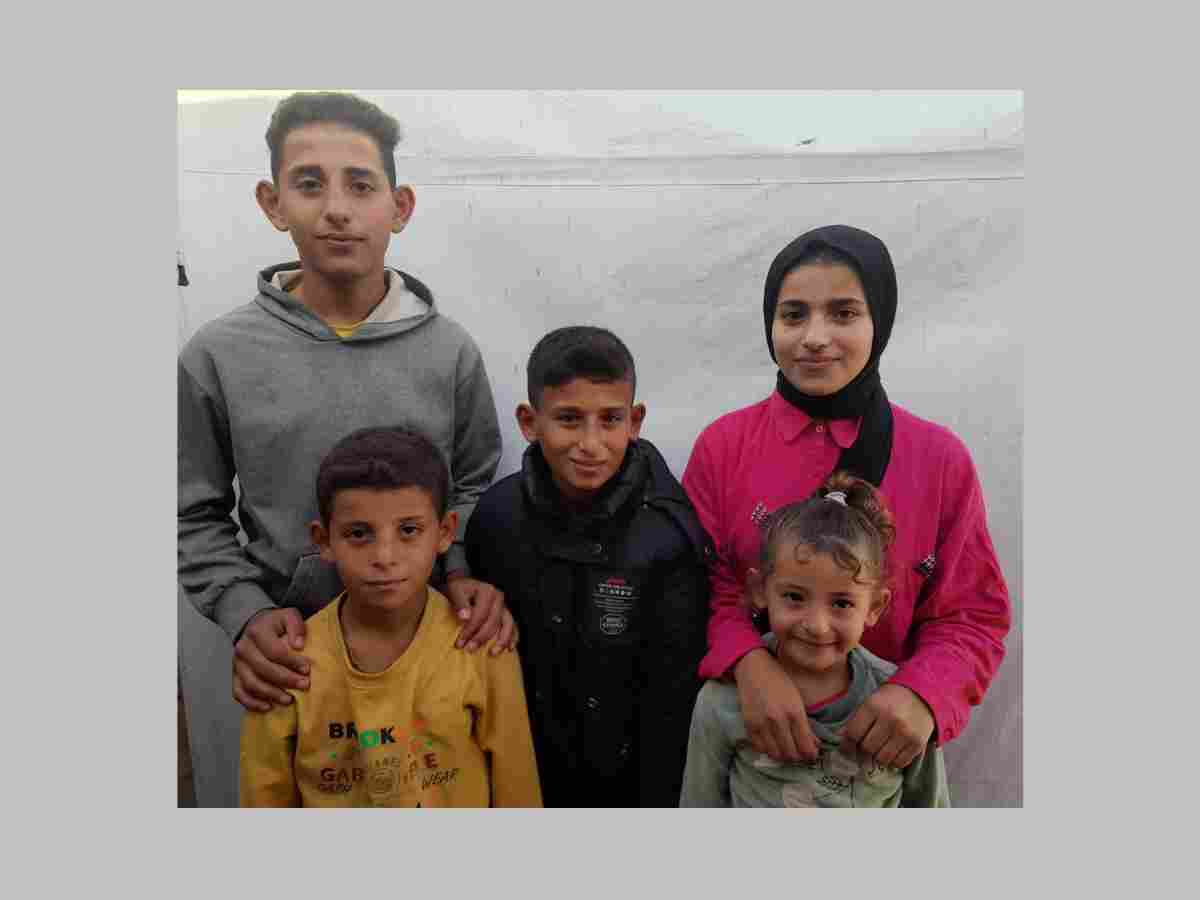 From displacement tents to dreams of school in Gaza