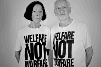 Katharine Hamnett and Jeremy Corbyn join forces over Gaza