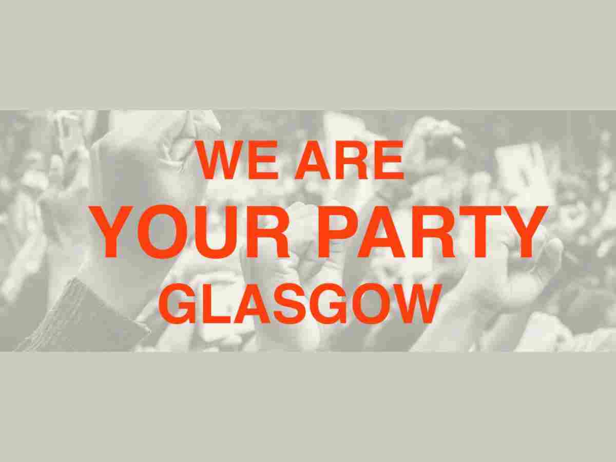 Your Party supporters in Glasgow launch first Scottish branch