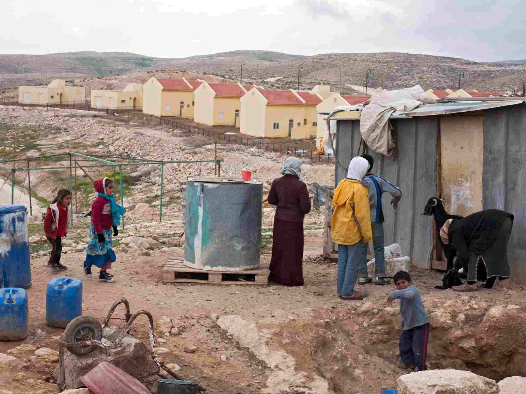 Zionists cut water supply to village