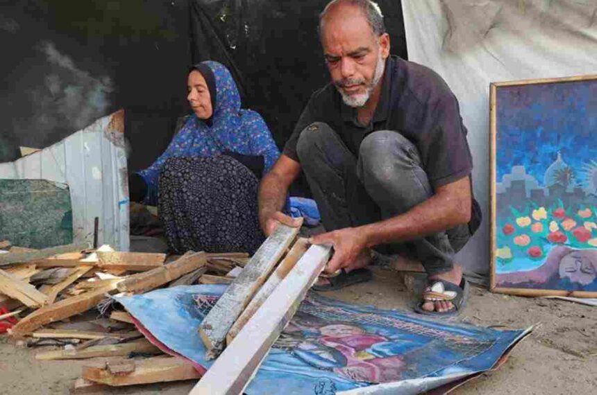 where paintings burn so people can live