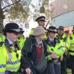 100+ pensioners arrested for protesting outside Labour conference