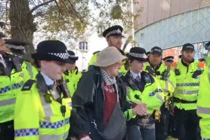 100+ pensioners arrested for protesting outside Labour conference