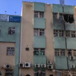 Al-Rantisi Children's Hospital bombed by Israel three time overnight
