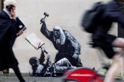 Banksy sees his latest piece shut down because its about Palestine