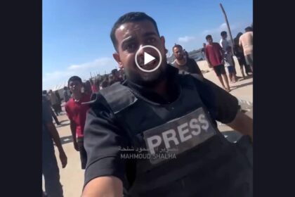 Breaking video: new massacre as Israel bombs civilians at Gaza port