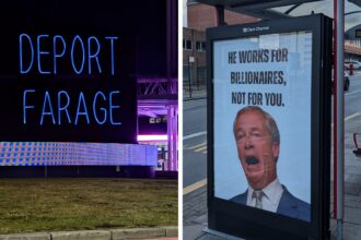 Climate Resistance target Nigel Farage & the Reform Conference