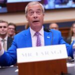 Farage ripped a new one by the US congress as he crumbles