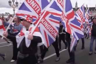 'Freedom Dad' goes on drunken racist rant at Unite the Kingdom