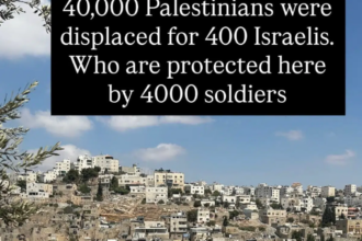 Isreal evicts Palestinians to ship in settlers