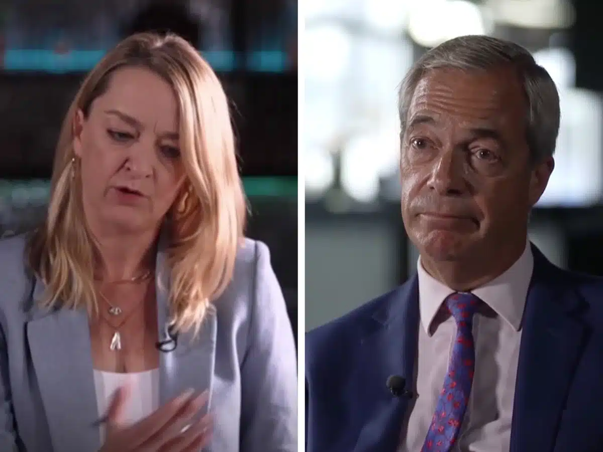 Kuenssberg yet again lets Farage off the hook live on TV