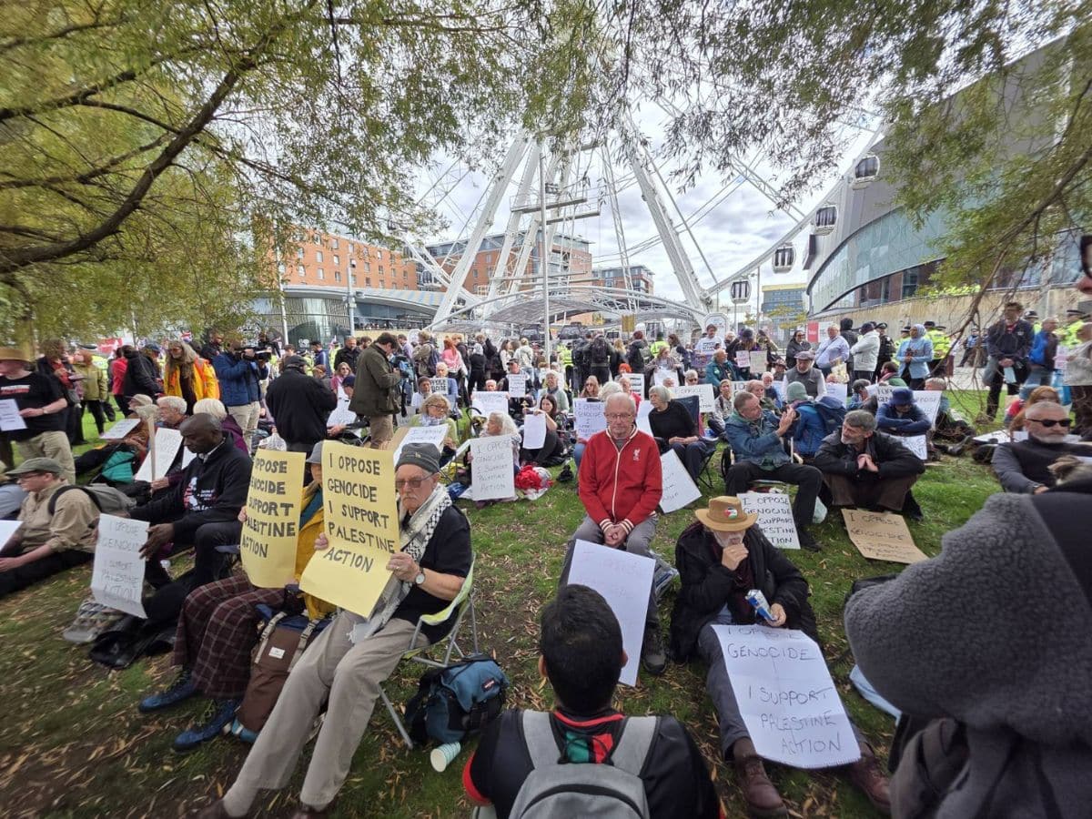Labour conference sees Palestine Action ban protesters turn out