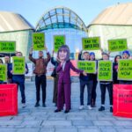 Labour conference sees protest over wealth tax and Reeves