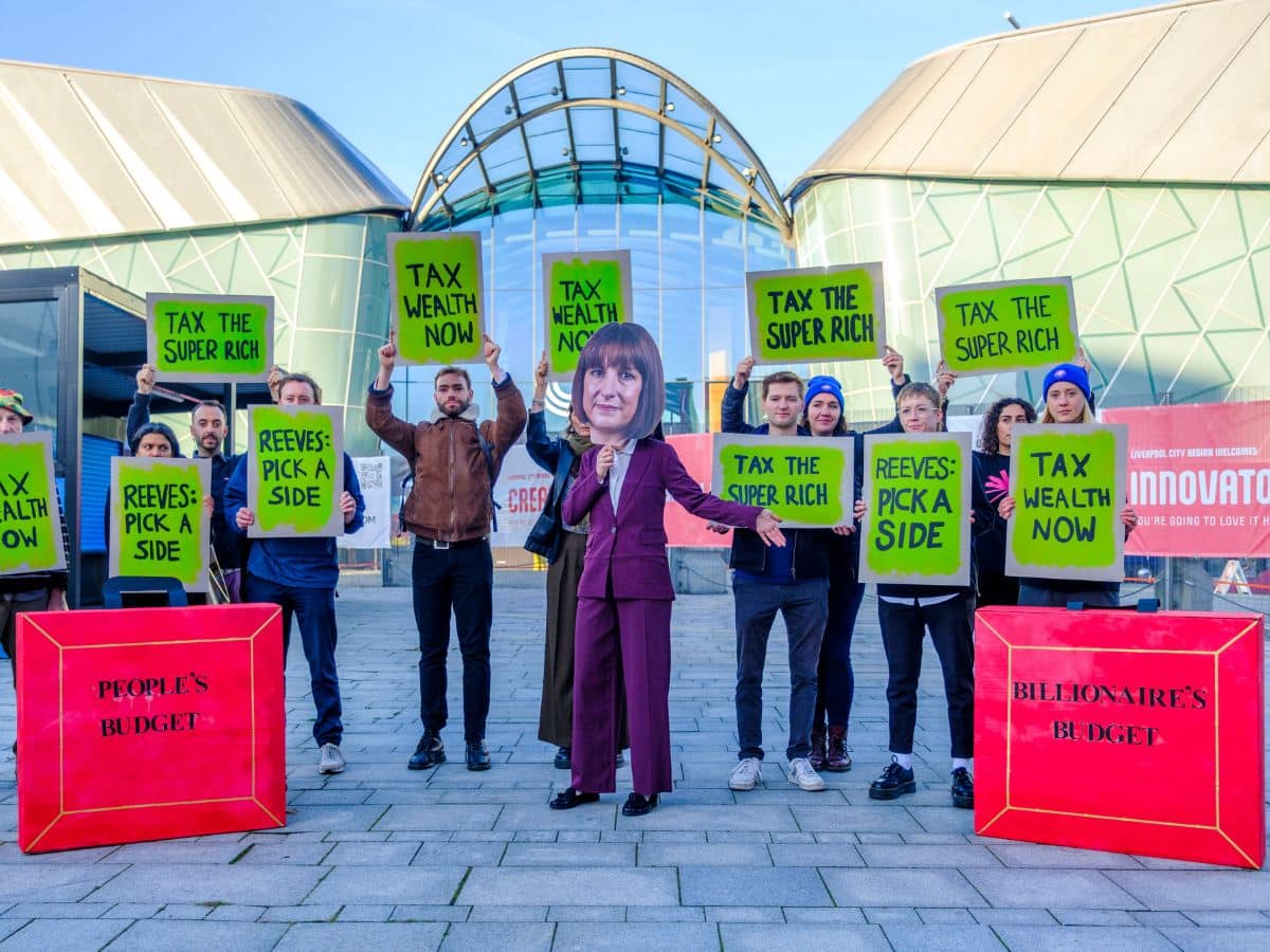 Labour conference sees protest over wealth tax and Reeves