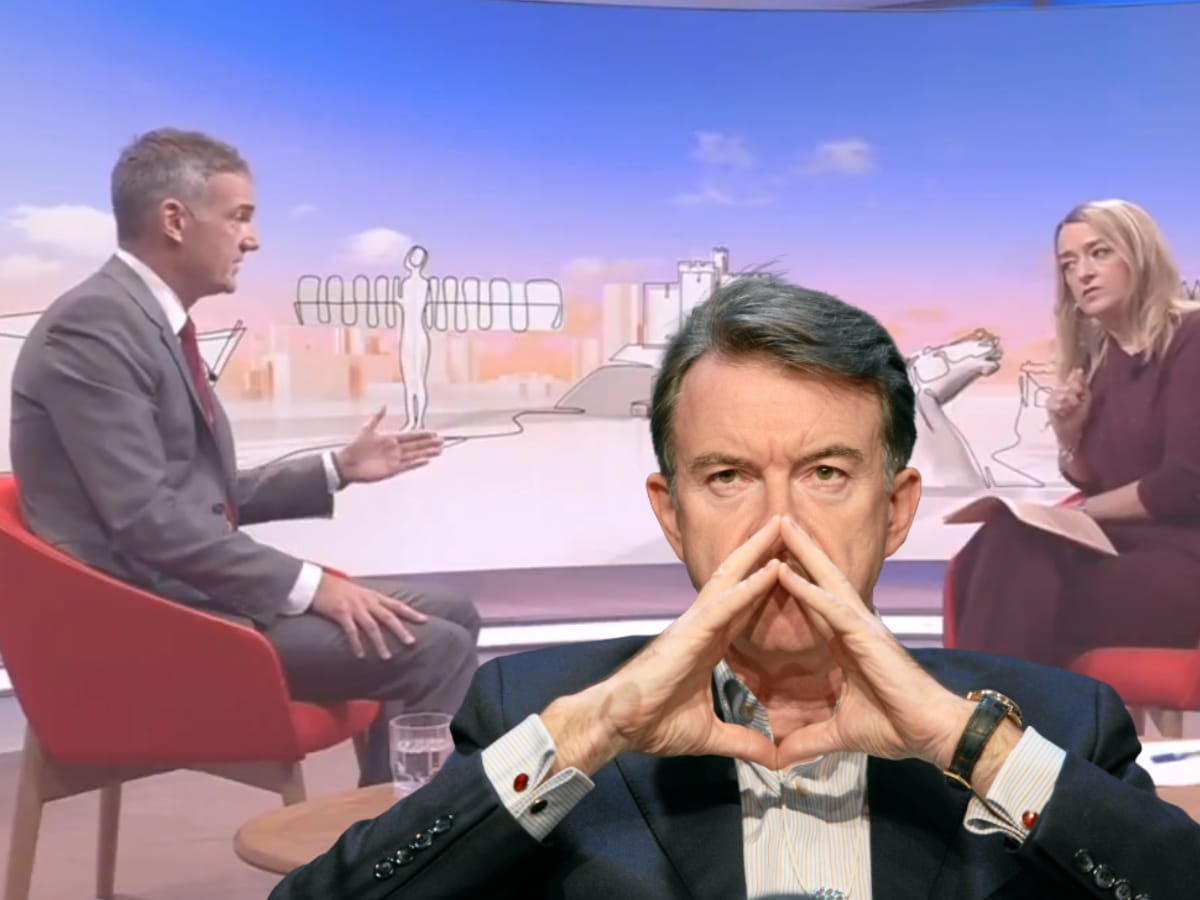 Labour is blaming BBC for failing to question Mandelson on Epstein