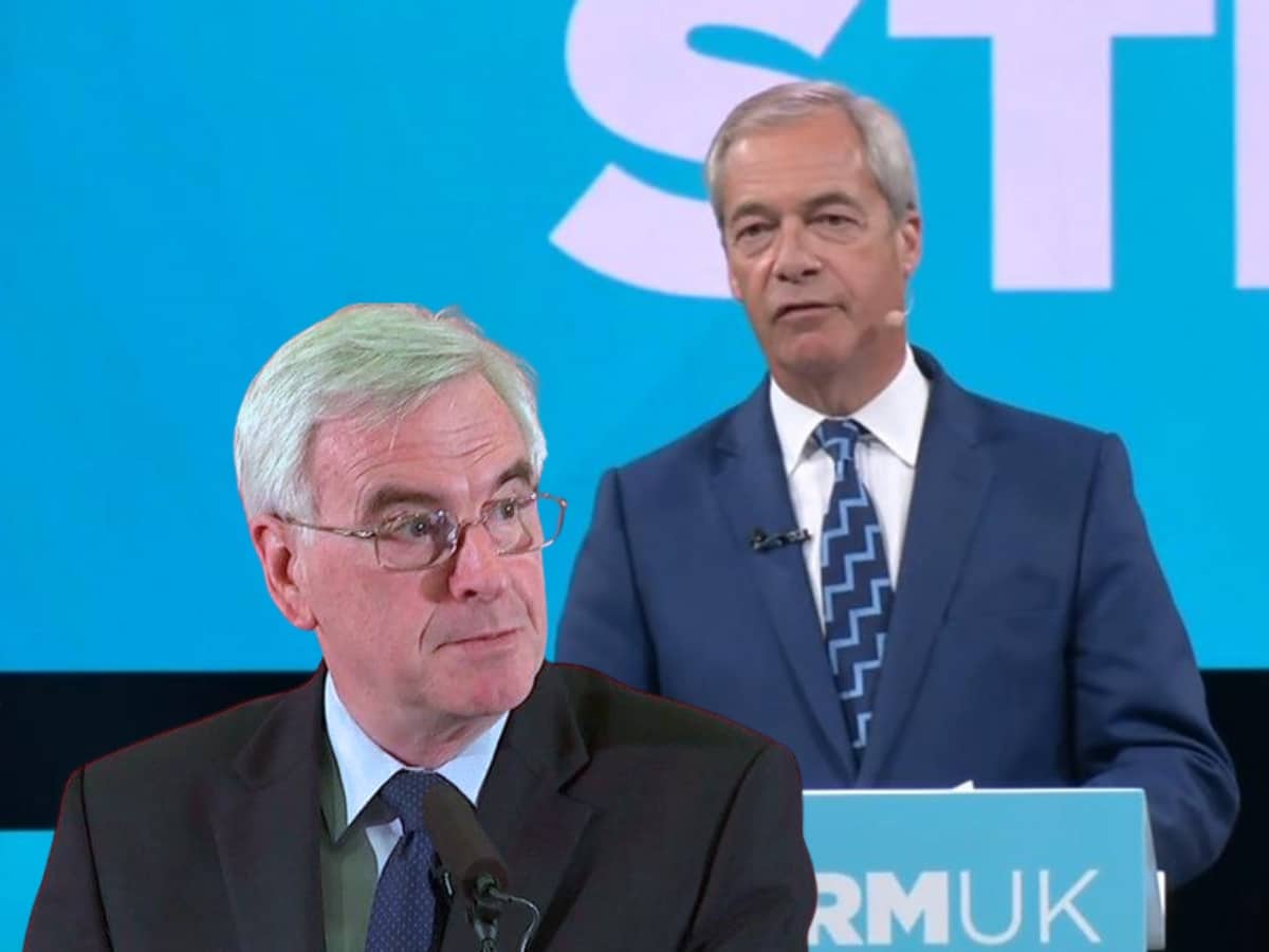 McDonnell calls Reform UK "proto-fascist", Farage a "demagogue"