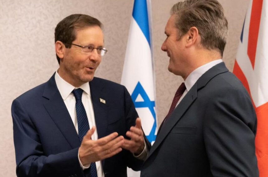 Number 10 refuses say if Starmer regrets welcoming Herzog