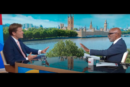 Richard Tice crashes out in softball Sky News interview