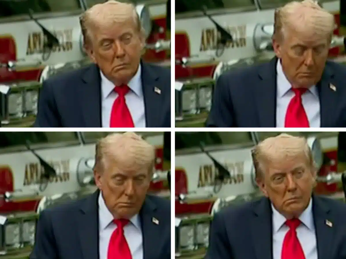 Stroke speculation runs wild over Trump video