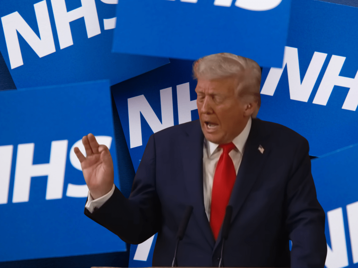 Trump tries to hook up big pharma to the NHS