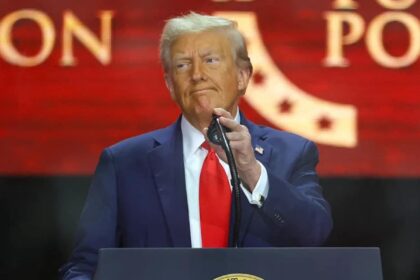 Trump uses Charlie Kirk memorial to brag and spout hate