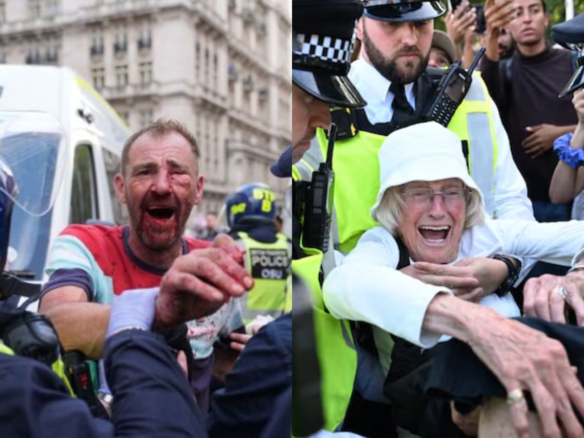 Two-tier policing as only nine arrests at Unite The Kingdom march