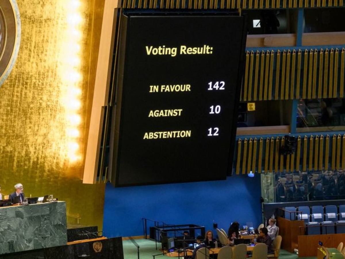 UN resolution sees 142 countries support recognition of Palestine