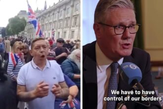 Unite the Kingdom marcher calls for Starmer to be shot