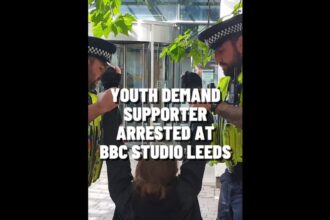 Youth Demand continue protests against BBC bias, now at Leeds