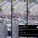 Zionist 'hate network' celebrates BMW driving through Gaza protest