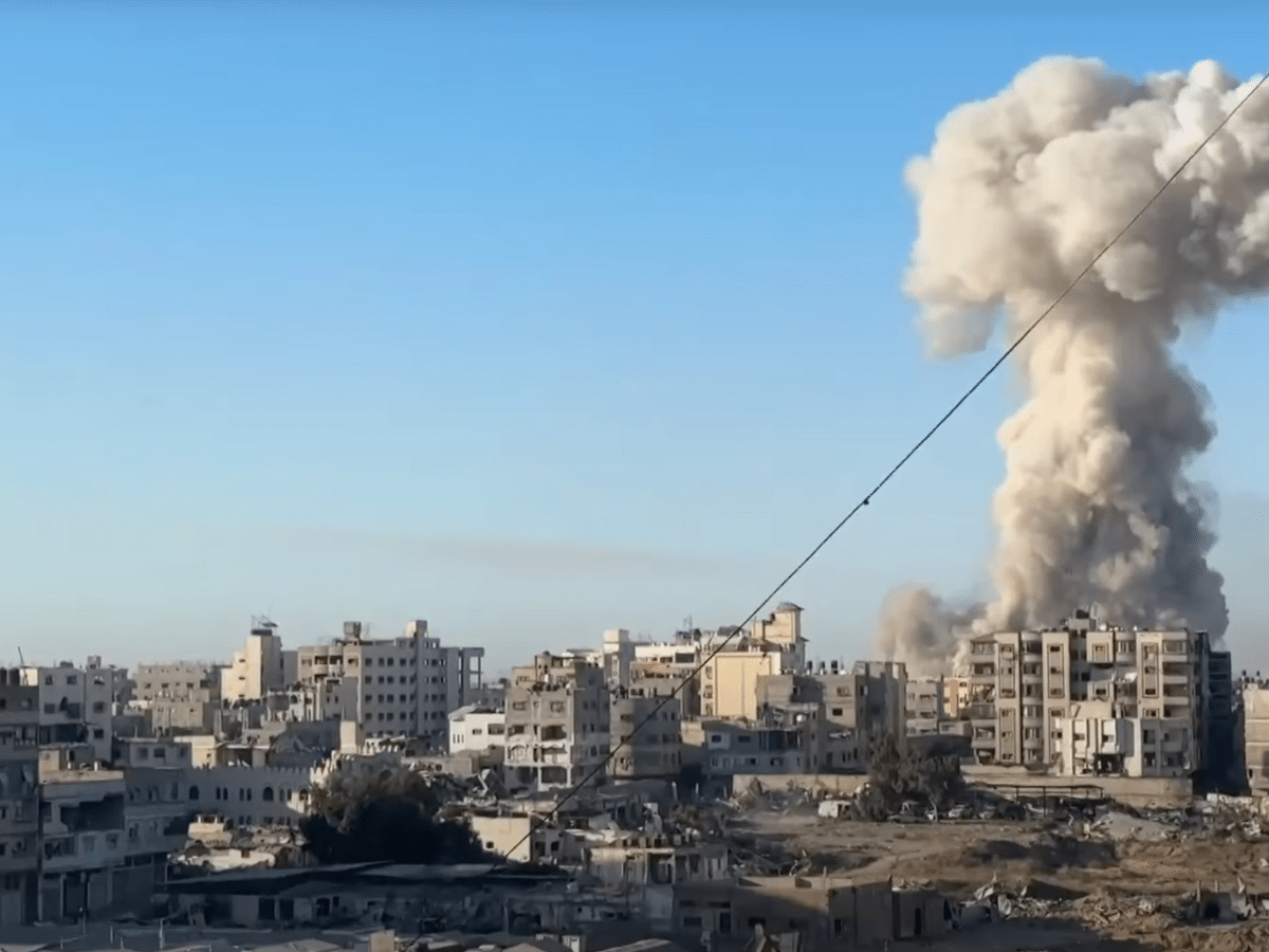 200,000 tonnes of explosives dropped on Gaza, equivalent to 6 nuclear bombs