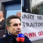 'Angry middle-aged white men' abuse woman at Gary Neville hotel