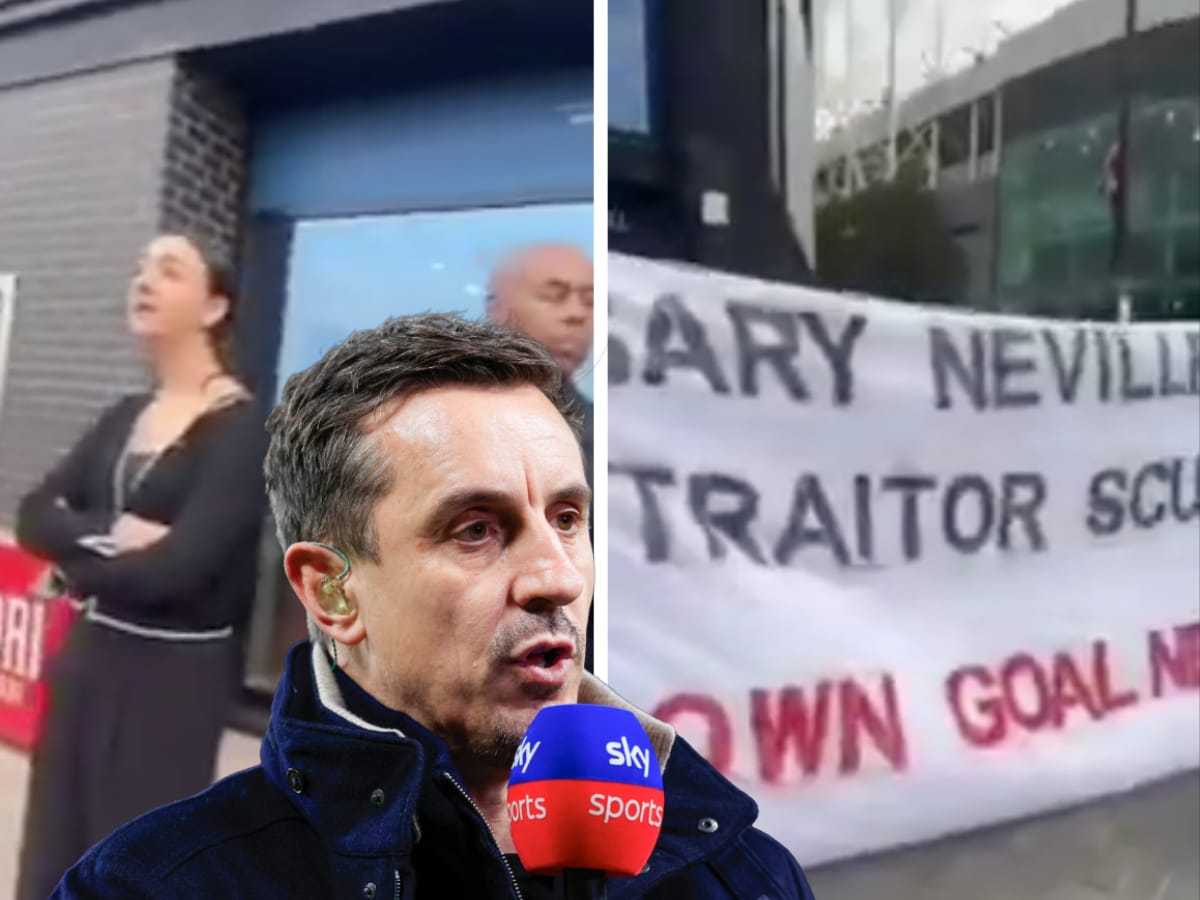 'Angry middle-aged white men' abuse woman at Gary Neville hotel