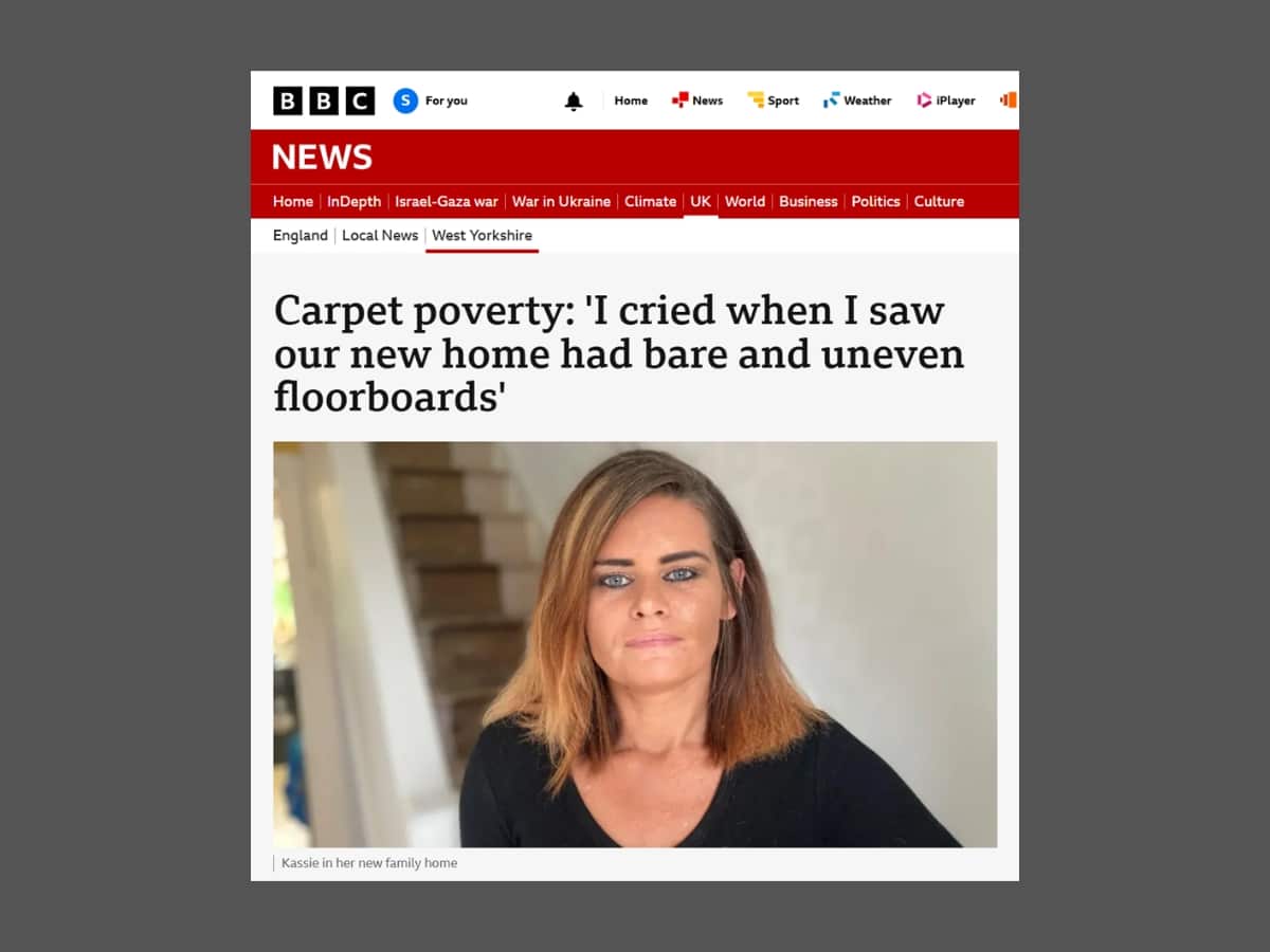 BBC article on carpet poverty misses the mark
