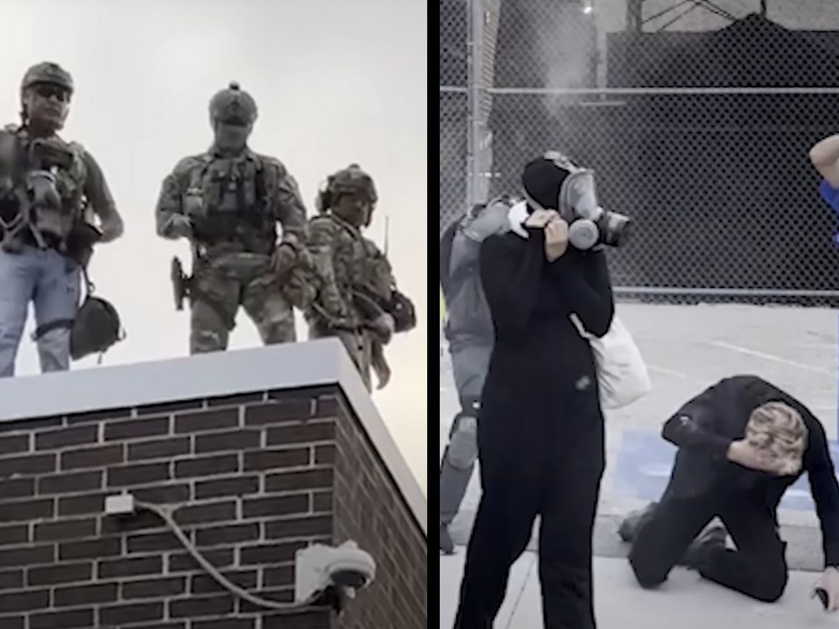 Christian values? ICE shoot pastor with pepper-spray projectile