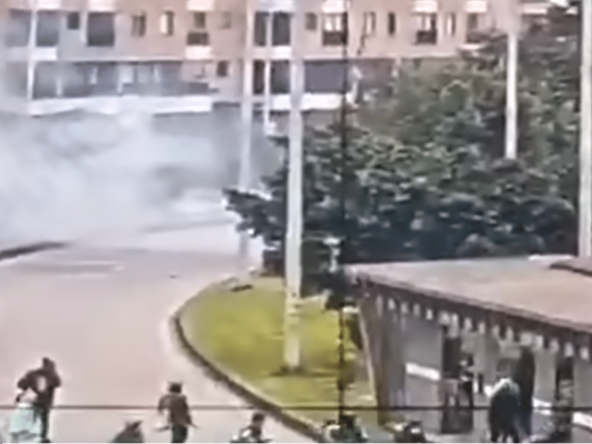 Colombian protestors attack US embassy