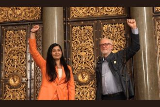 Corbyn, Sultana promise 'no more public spats' at Liverpool event
