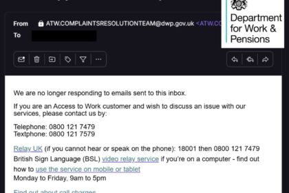 DWP close Access to Work complaints inbox in a quiet move