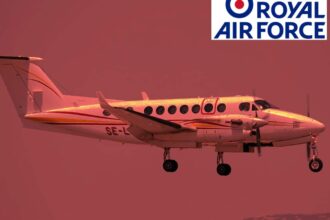 Declassified bust US spy plane leaving British air base