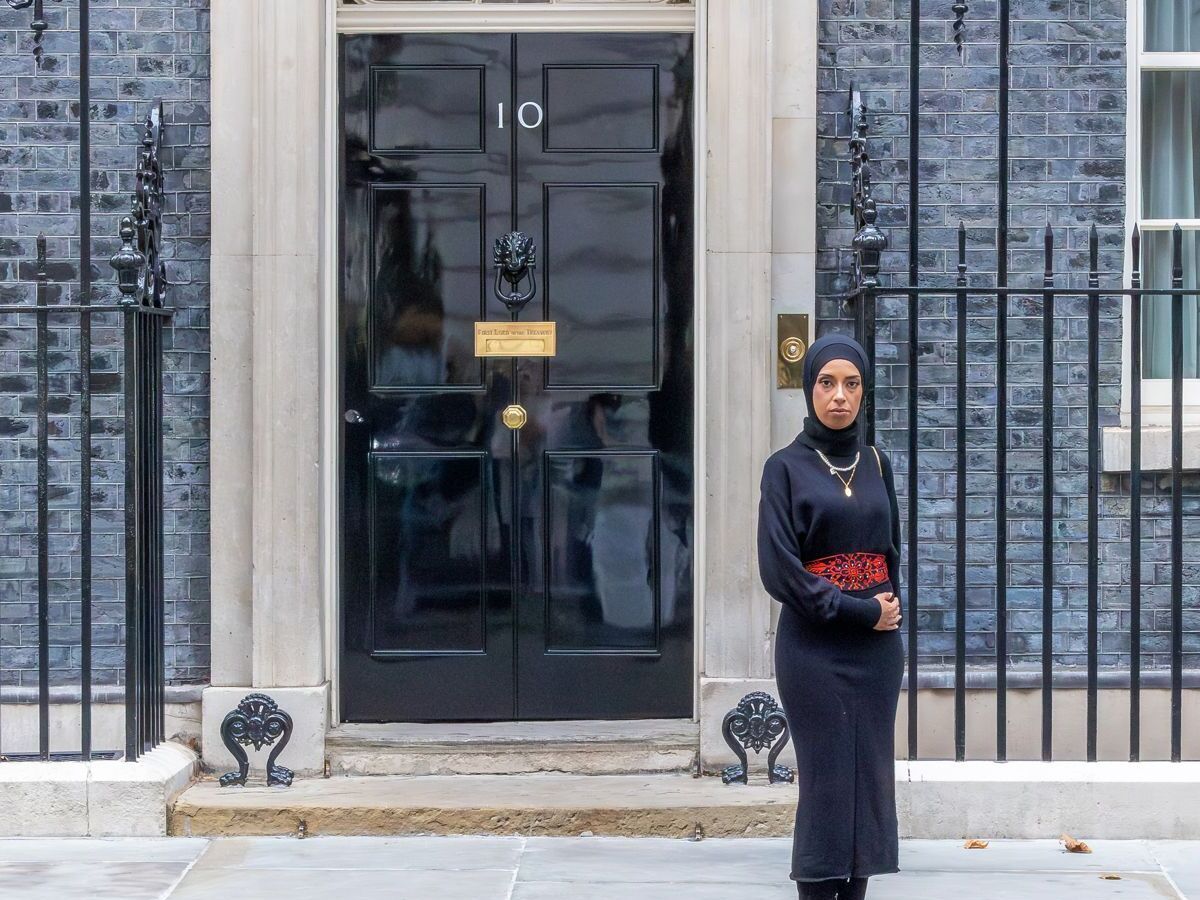 Far right coward targets Muslim journalist