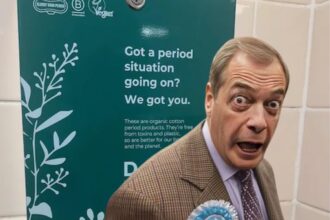 Farage seeks divine intervention over National Trust vegan tampon
