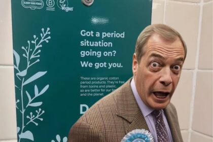 Farage seeks divine intervention over National Trust vegan tampon