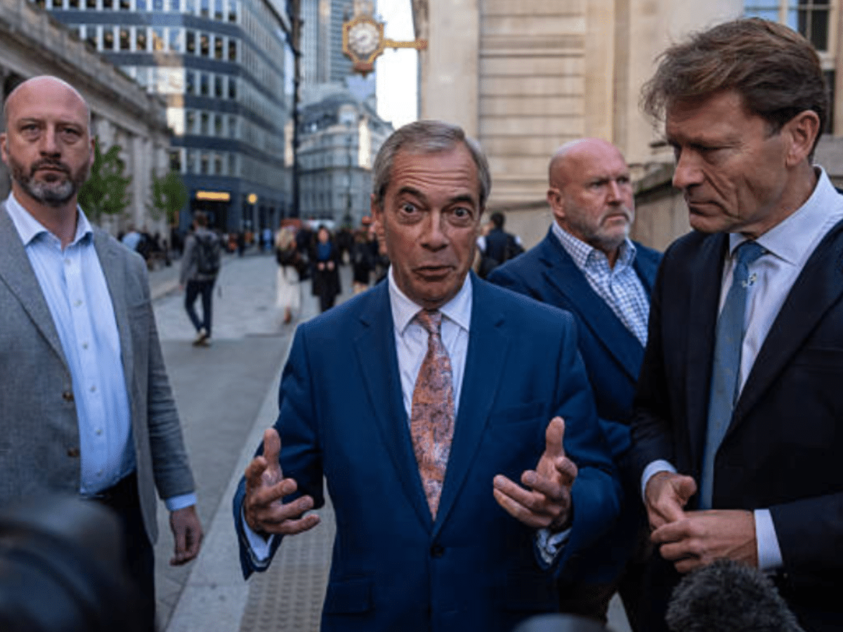 Farage, the man who never does any work, is on strike