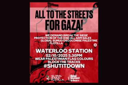 Gaza humanitarian flotilla protests planned across the UK