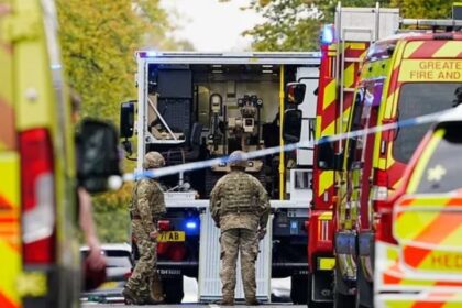 Greater Manchester Police says it shot two people at synagogue