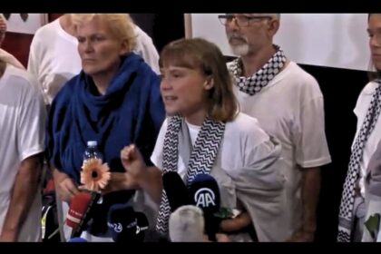 Greta Thunberg gives first public speech since Israeli kidnapping