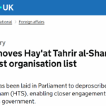 HTS, the Syrian ISIS subsidiary, removed by Starmer from terror list