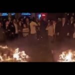 Israeli flag burned by anti-Zionist Jews during protests
